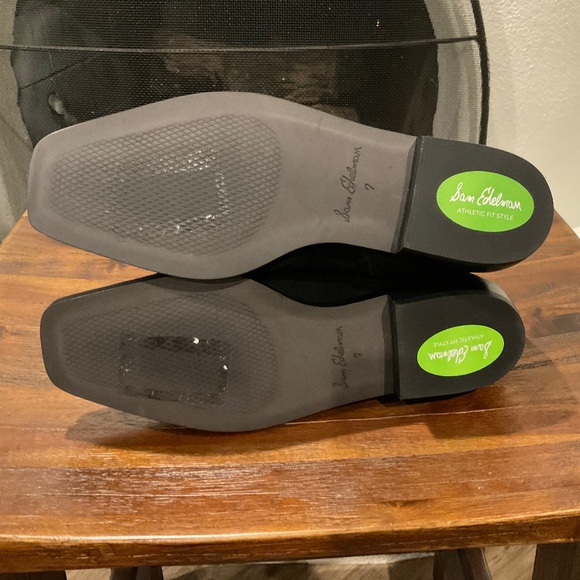 Sam Edelman Clive Riding Boots Suede Black size 7 - Picture 6 of 8